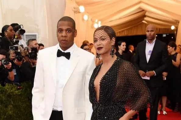 Jay Z and Beyonce, before the incident.